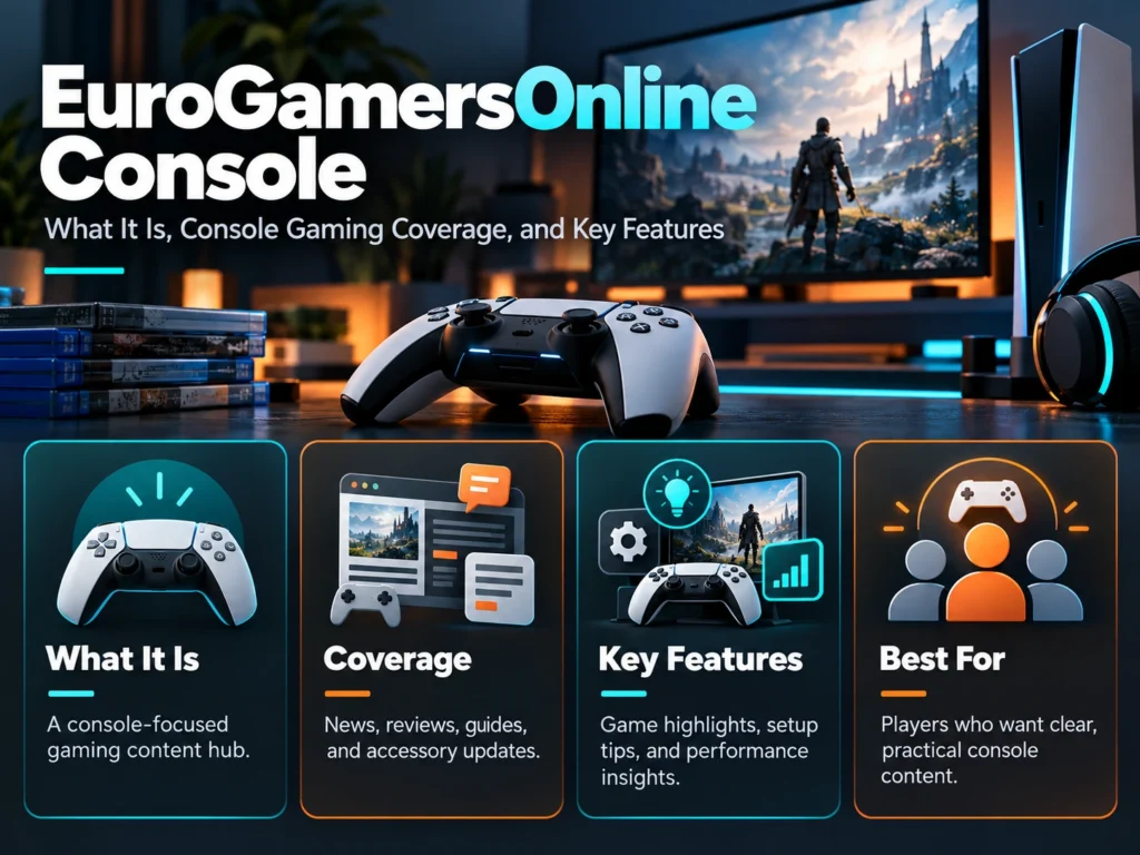 EuroGamersOnline Console What It Is Console Gaming Coverage and Key Features