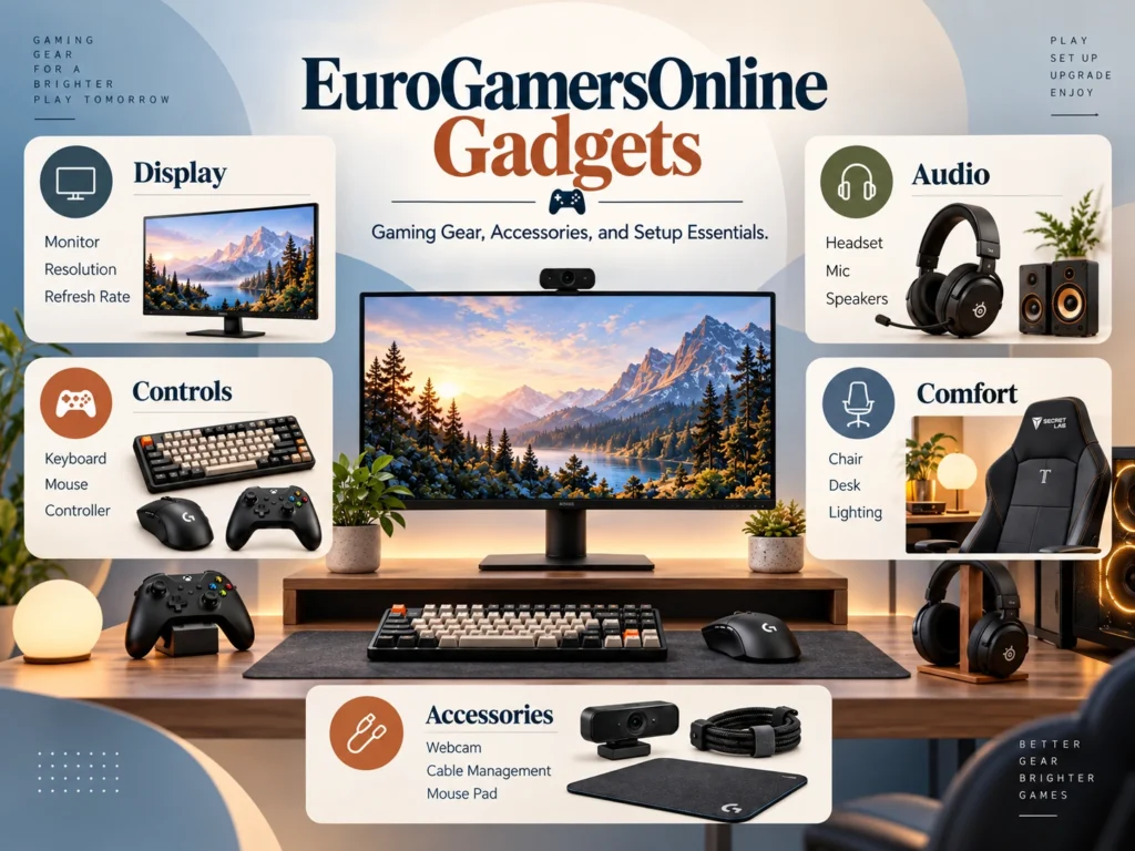 EuroGamersOnline Gadgets Gaming Gear Accessories and Setup Essentials