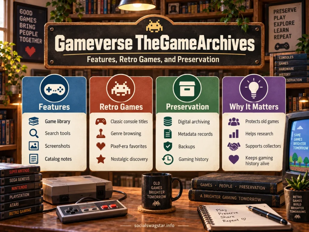 Gameverse TheGameArchives Features Retro Games and Preservation