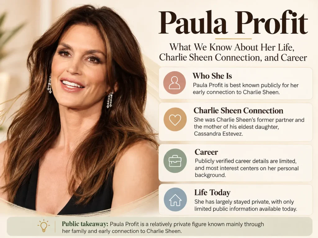Paula Profit What We Know About Her Life, Charlie Sheen Connection, and Career