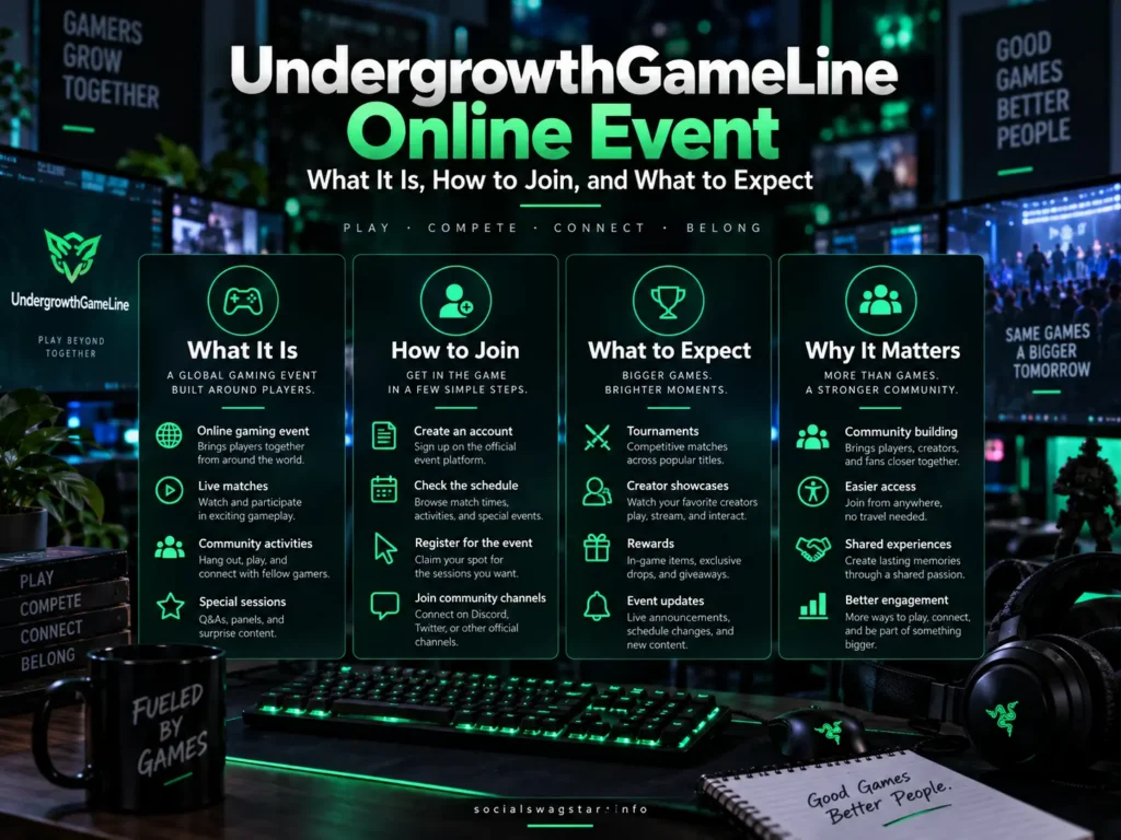 UndergrowthGameLine Online Event What It Is How to Join and What to Expect