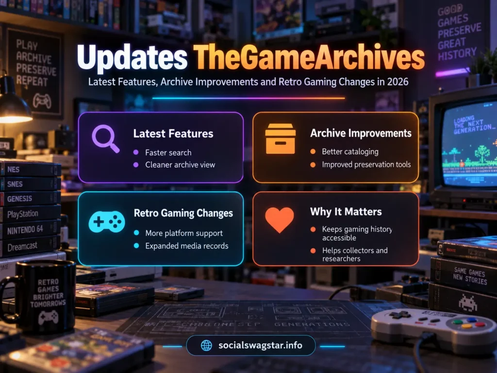 Updates TheGameArchives Latest Features Archive Improvements and Retro Gaming Changes in 2026